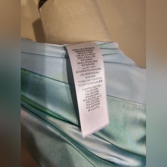 Aidan by Aidan Mattox NWOT Tie-Dye One-Shoulder Minidress Size 12 - Picture 6 of 6